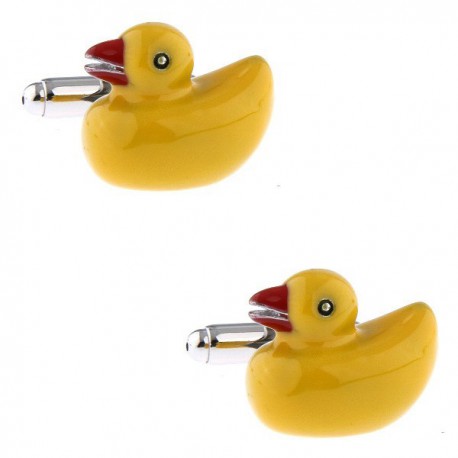 bouton de manchette canard