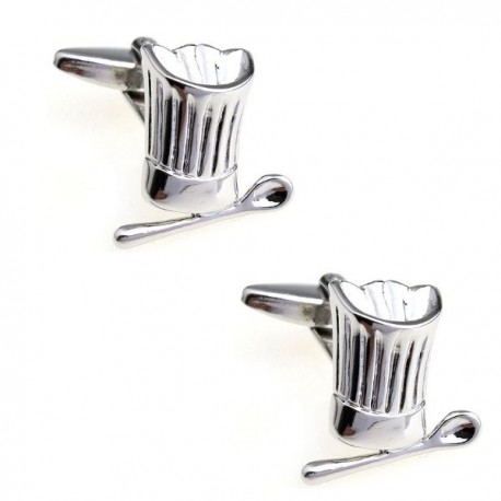 bouton manchette cuisinier