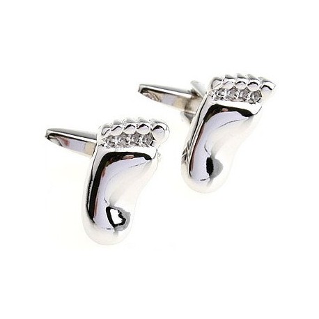 bouton manchette pied