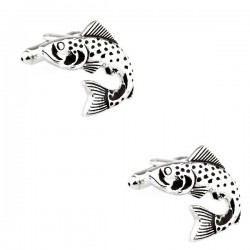 bouton de manchette poisson