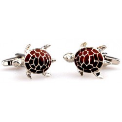 bouton de manchette tortue
