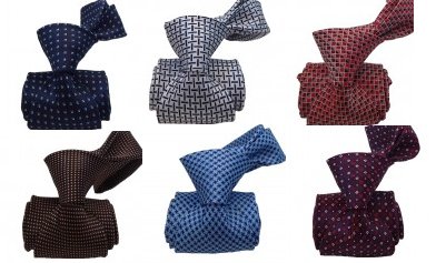 cravate à motifs