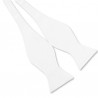 Noeud-papillon à nouer, blanc