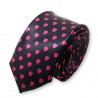 cravate slim "Le Coeur rose"