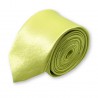 cravate slim jaune