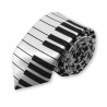 cravate slim piano note de musique