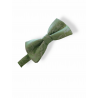 Nœud-papillon vert jacquard à motifs cachemire déjà noué