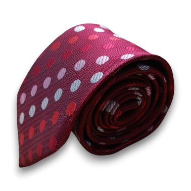 Cravate "Pois multicolores"