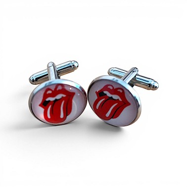 Boutons de manchette "Rolling Stones"