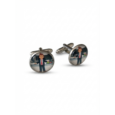 Boutons de manchette "Trader"